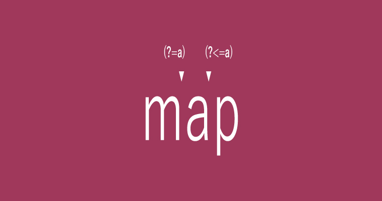 対象文字列が map の場合のフローチャート\w